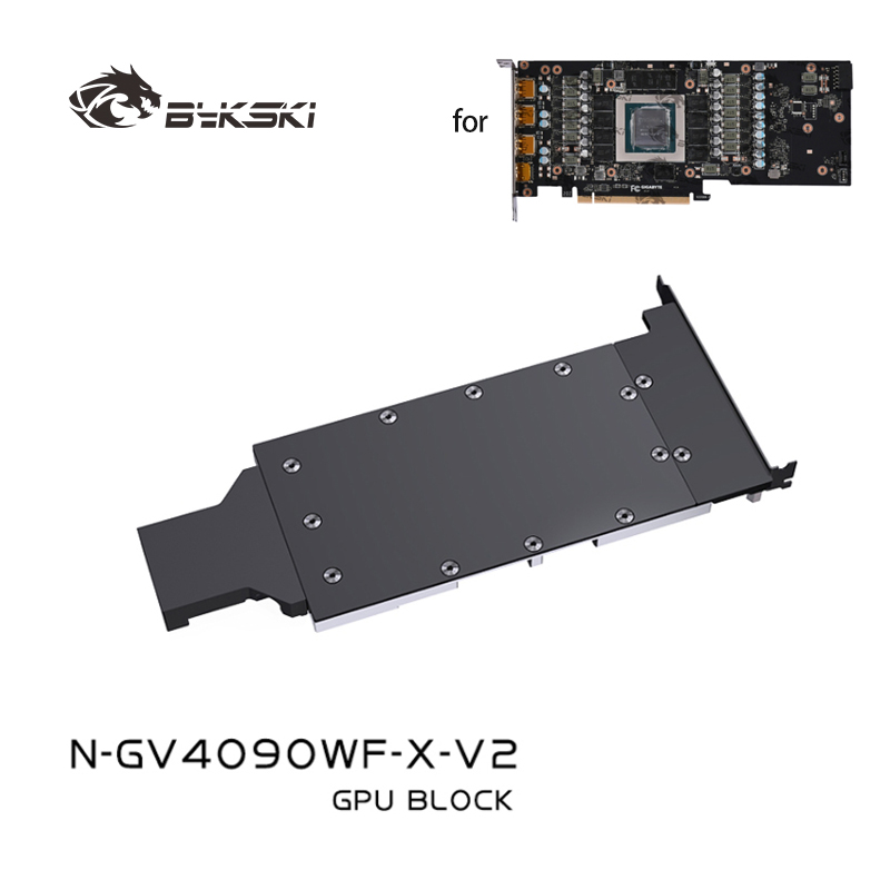 Rtx 4090 Water Block Full Cover - Bykski GPU Block for GIGABYTE RTX