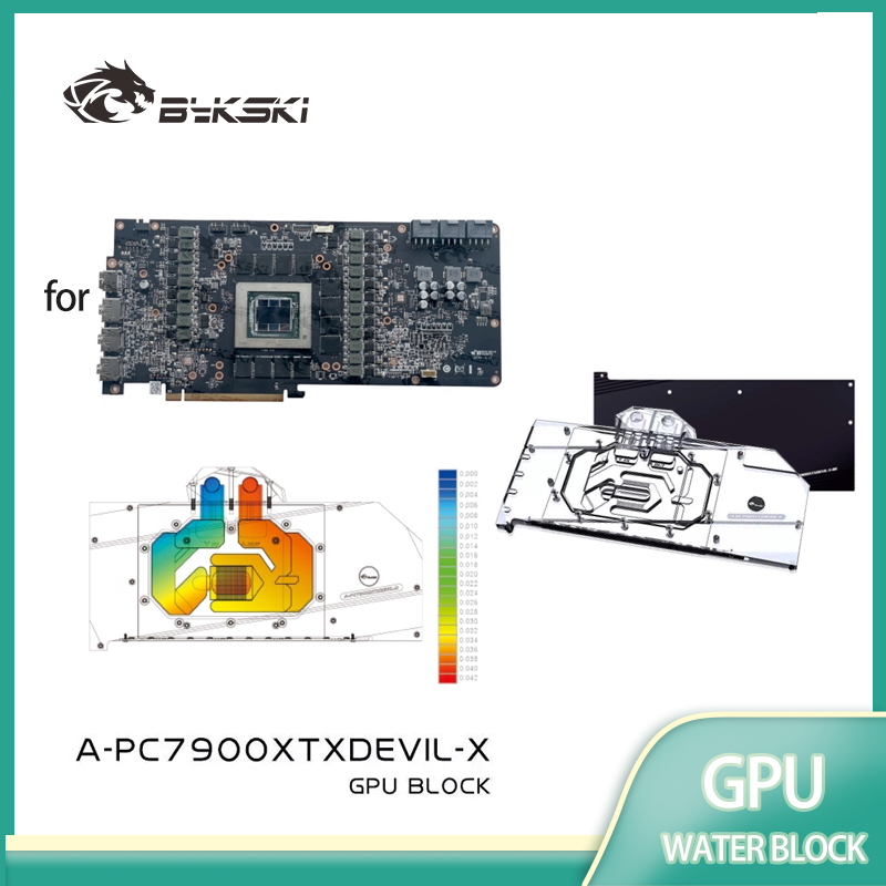 Rx 7900 Xtx 24Gb - Bykski A-PC7900XTXDEVIL-X GPU Water Block for
