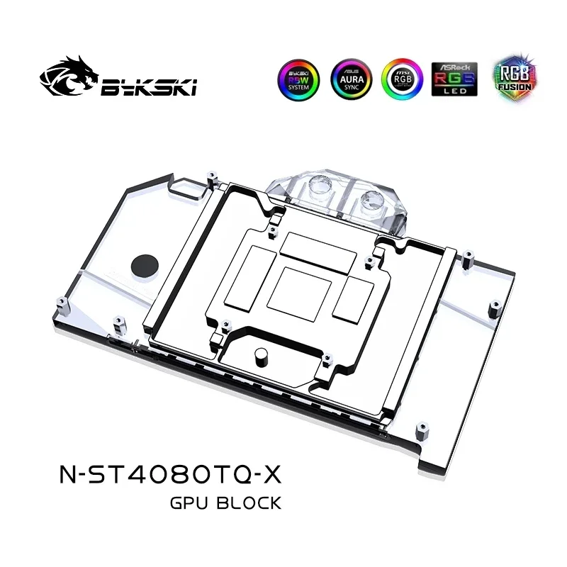 Rtx 4080 Water Cooling Block - Bykski N-ST4080TQ-X Water Block for ZOTAC