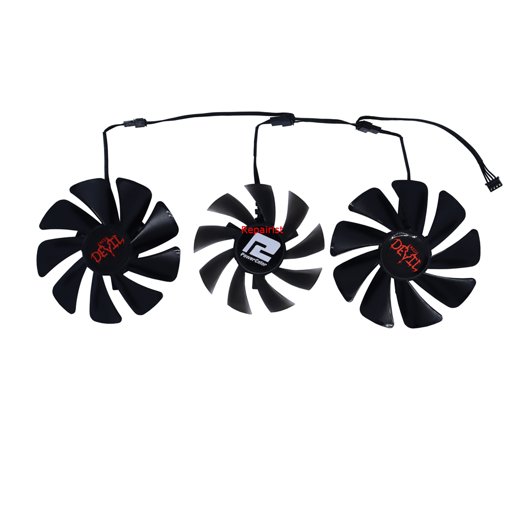 Rx 6900 Xt 16Gb - 3Pcs/Set,Graphics Video Card Fan,GPU VGA Cooler,DIY