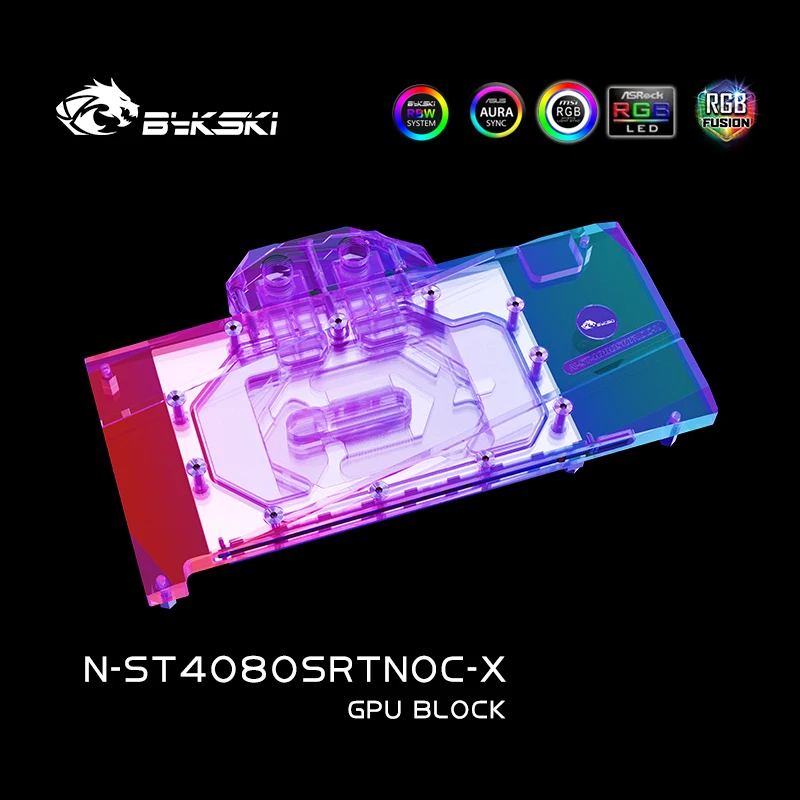 Rtx 4080 Water Cooling Block - Bykski N-ST4080SRTNOC-X GPU Block for ZOTAC