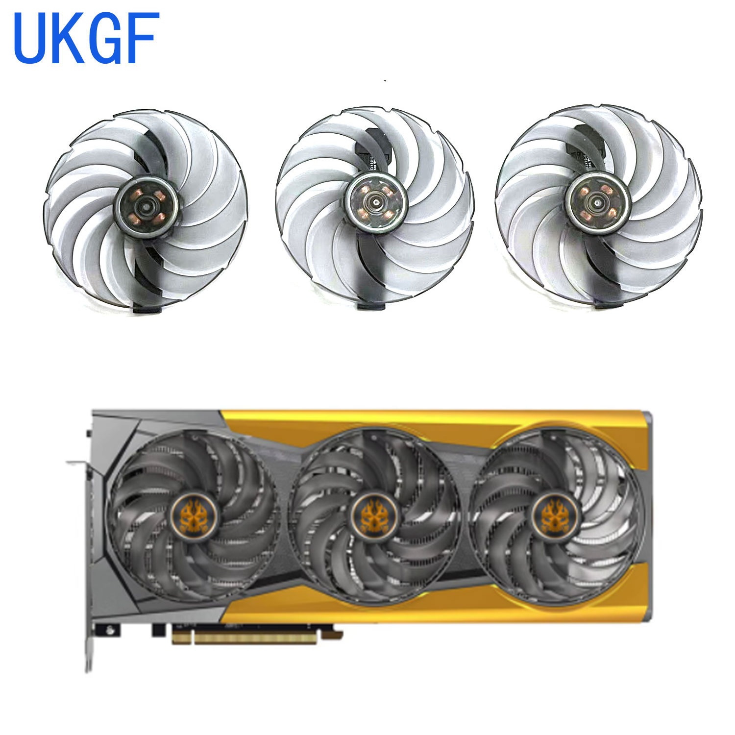 Rx 6900 Xt 16Gb - 95MM FDC10U12D9-C 6Pin RX6900 Cooling Graphics