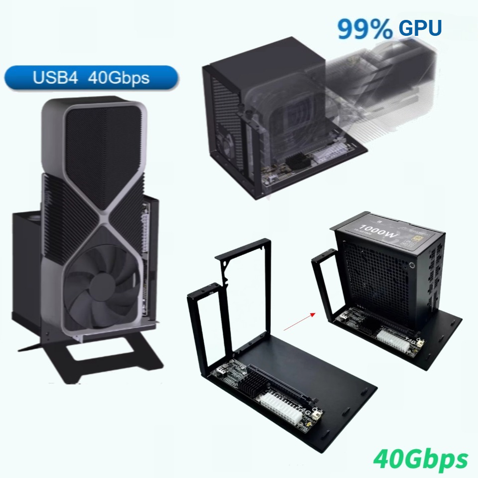 Gpu External Dock Egpu Thunderbolt 4 - UT4G External eGPU Adapter USB4 Bracket