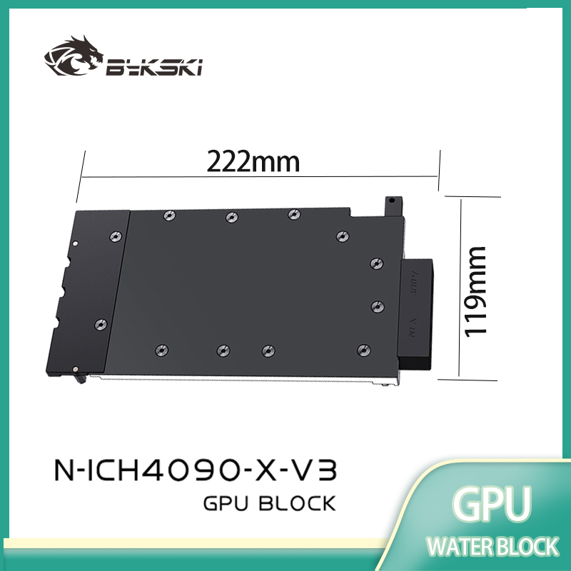 Rtx 4090 Water Block Full Cover - Bykski GPU Water Block Used for