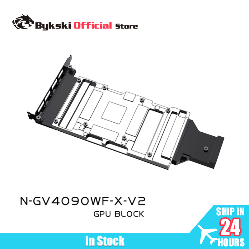 Rtx 4090 Water Block Full Cover - Bykski N-GV4090WF-X-V2 GPU Block for GIGABYTE