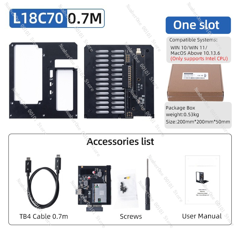 Gpu External Dock Egpu Thunderbolt 4 - For L18 Thunderbolt 3 4 GPU