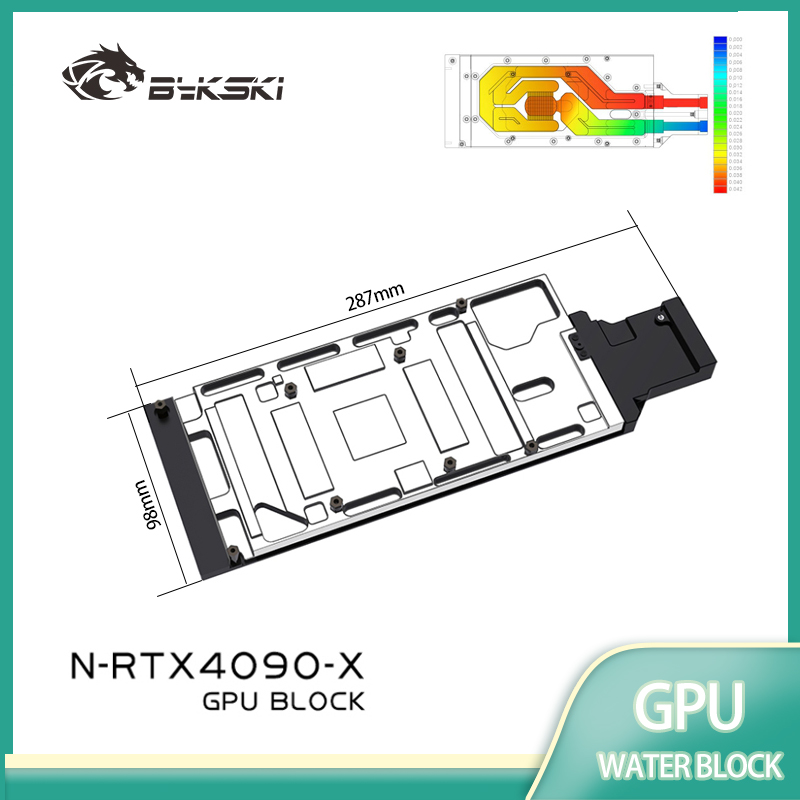 Rtx 4090 Water Block Full Cover - Bykski N-RTX4090-X GPU Water Block Use