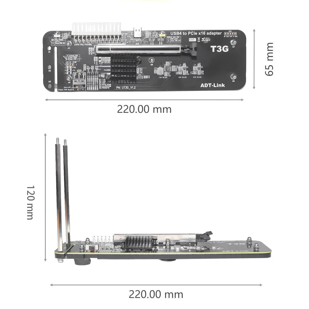 ADT UT3G For NUC ITX STX Noteb - Gpu External Dock Egpu Thunderbolt 4 review and price