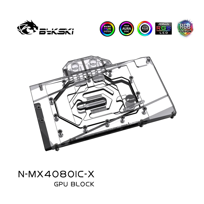Bykski N-MX4080IC-X GPU Block  - Rtx 4080 Water Cooling Block review and price