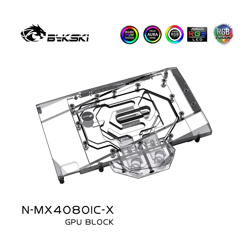 Bykski GPU Block for MAXSUN RT - Rtx 4080 Water Cooling Block review and price