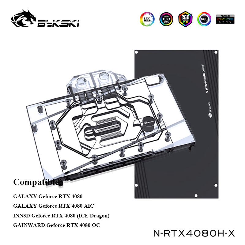 Bykski GPU Water Cooler For GA - Rtx 4080 Water Cooling Block review and price
