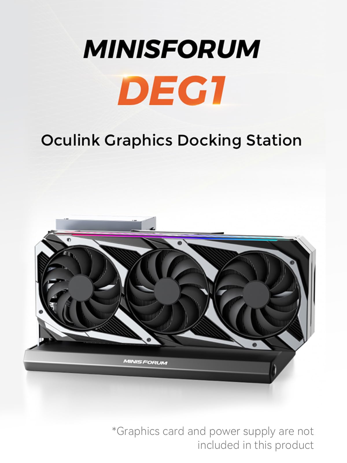 MINISFORUM DEG1 External GPU D - Oculink Gpu Dock Station review and price