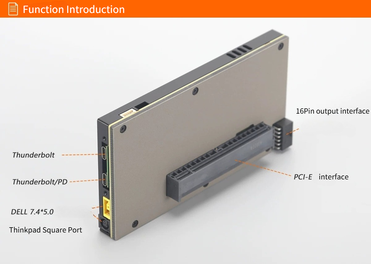 Upgraded TH5P4GaN Laptop Thund - Gpu External Dock Egpu Thunderbolt 4 review and price