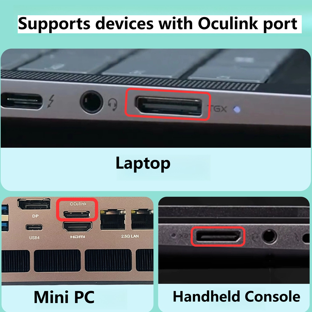 eGPU PCIE 4.0 X4 Oculink / M.2 - Oculink Gpu Dock Station review and price