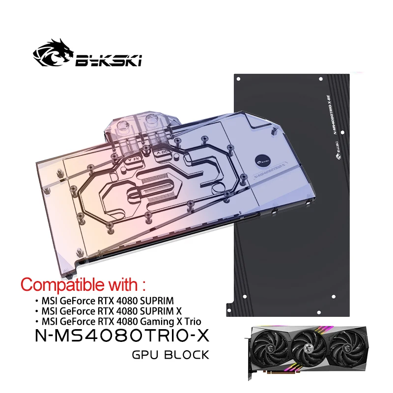 Bykski GPU Block for MSI RTX 4 - Rtx 4080 Water Cooling Block review and price