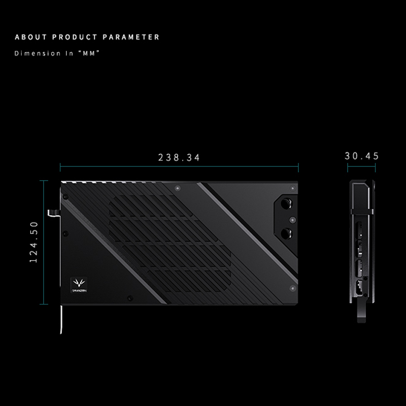 Granzon Water Block for PNY RT - Rtx 4080 Water Cooling Block review and price