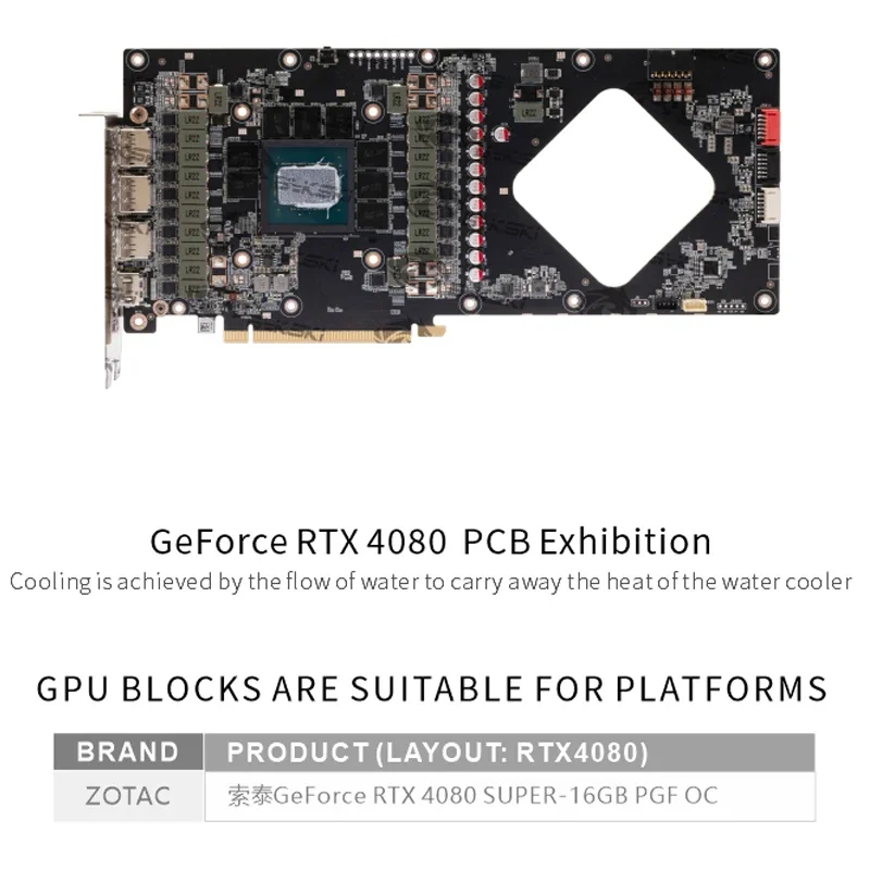 Bykski N-ST4080SPGF-X GPU Bloc - Rtx 4080 Water Cooling Block review and price