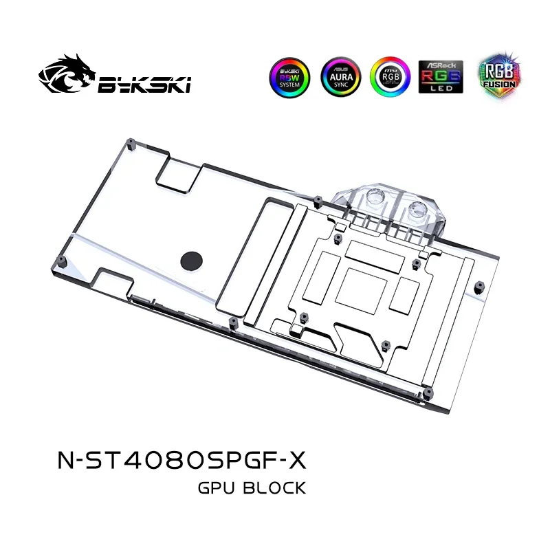 Bykski N-ST4080SPGF-X GPU Bloc - Rtx 4080 Water Cooling Block review and price