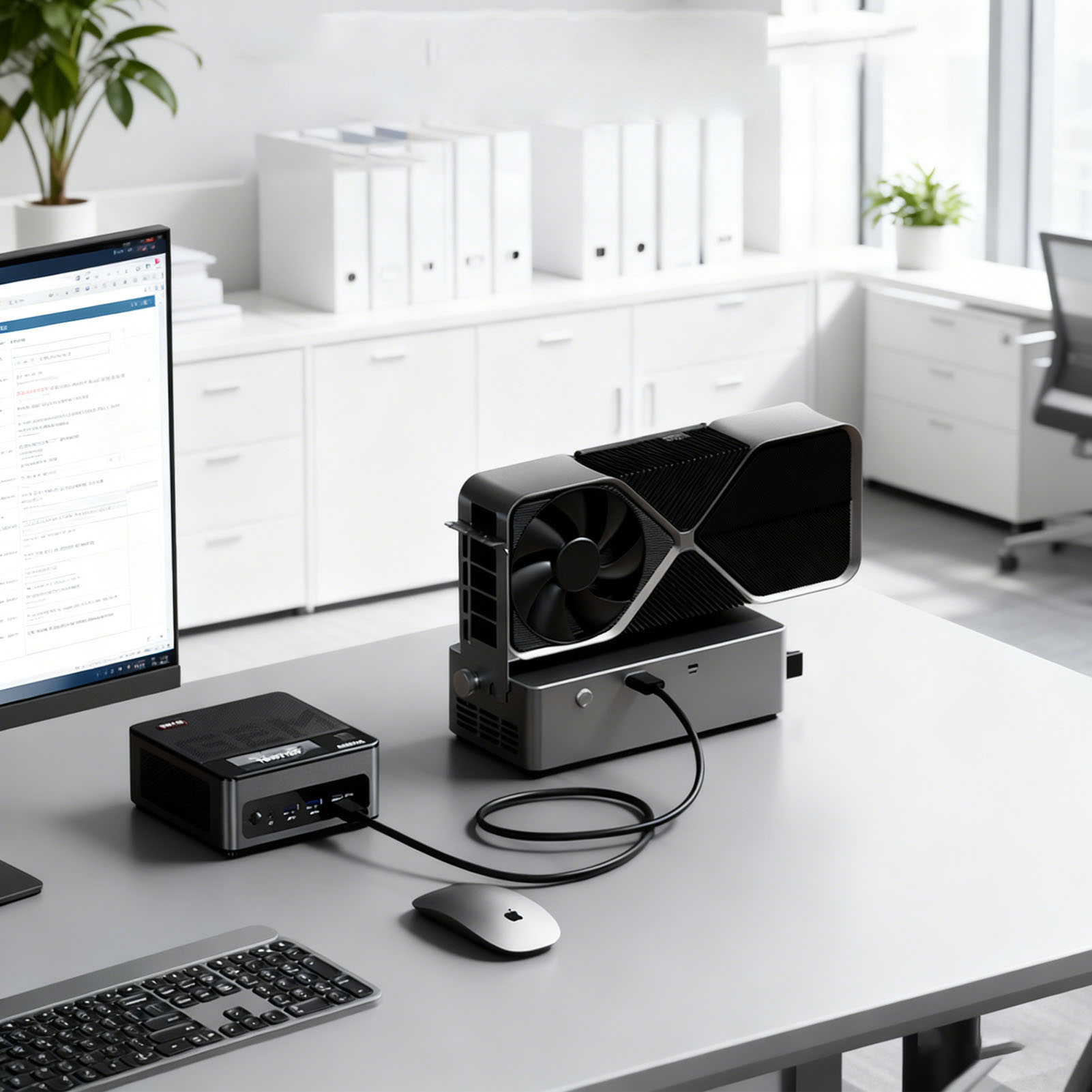 800W PSU PCIe 4.0 X4 External  - Oculink Gpu Dock Station review and price