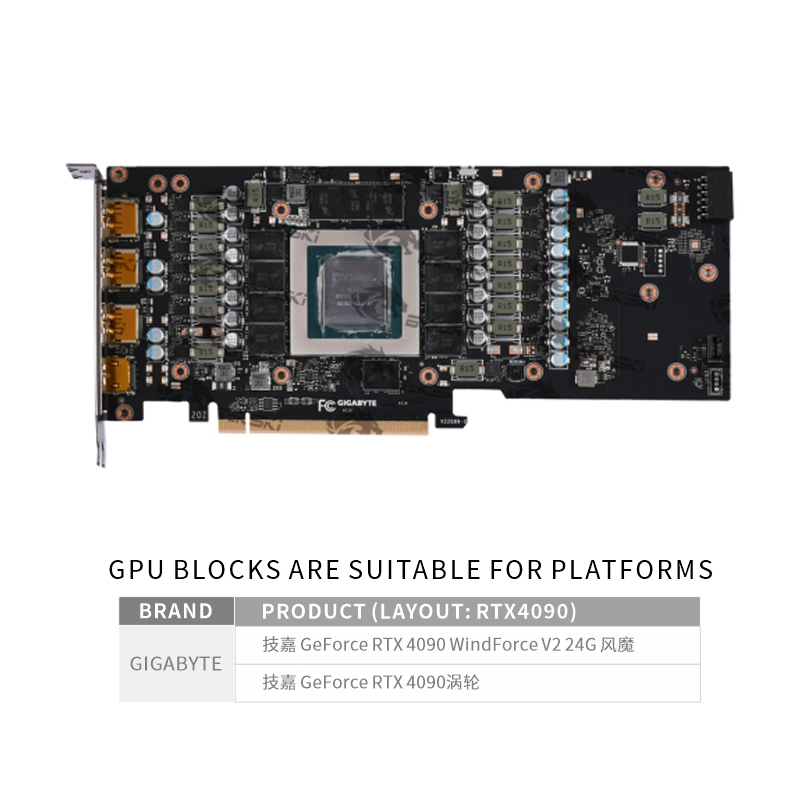Bykski N-GV4090WF-X-V2 GPU Blo - Rtx 4090 Water Block Full Cover review and price